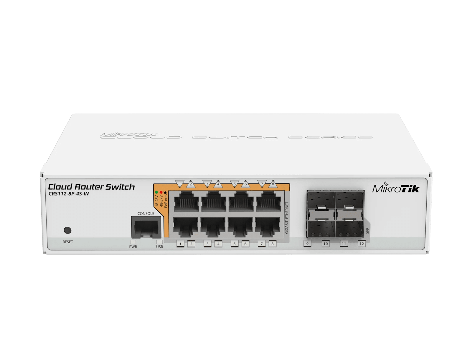 MikroTik CRS112-8P-4S-IN | Compact 8-Port PoE Managed Switch