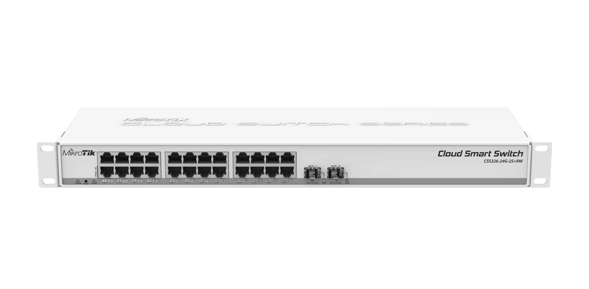 MikroTik CSS326-24G-2S+RM | 24-Port Gigabit Smart Switch with 10G SFP+