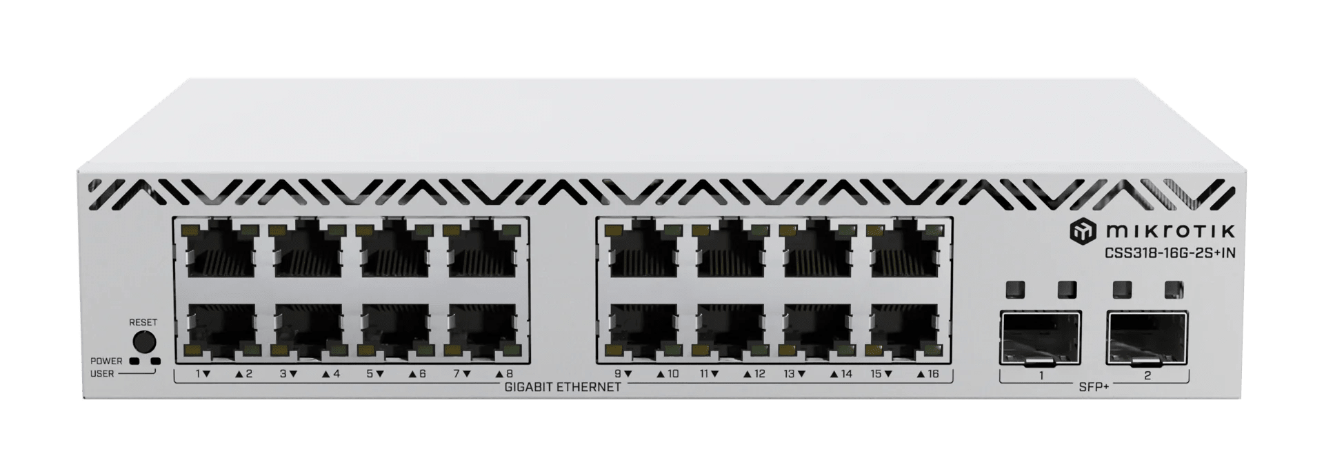 MikroTik CSS318-16G-2S+IN | Smart 16-Port Gigabit Switch with 10G SFP+