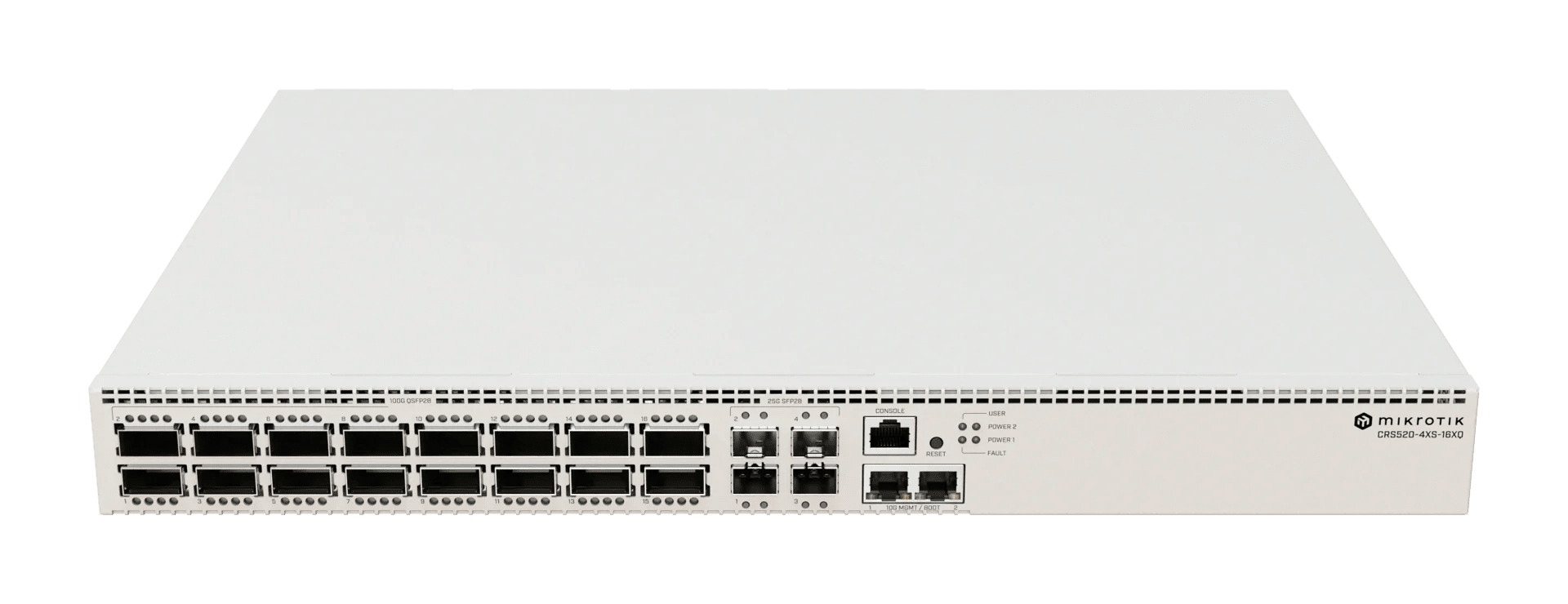 MikroTik CRS520-4XS-16XQ-RM | Enterprise Core 100G Switch