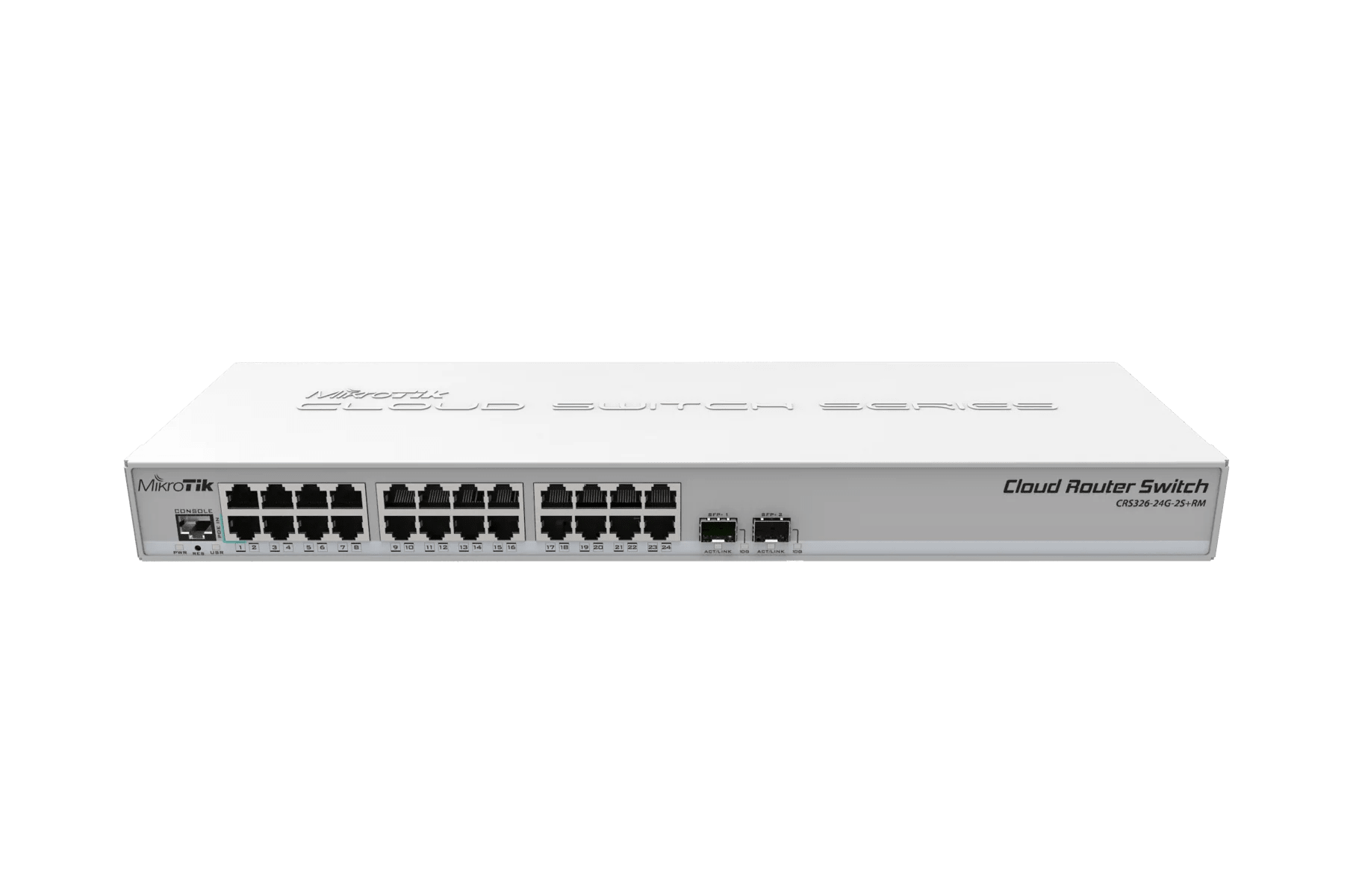 MikroTik CRS326-24G-2S+RM | The Industry Standard 24-Port Managed Switch