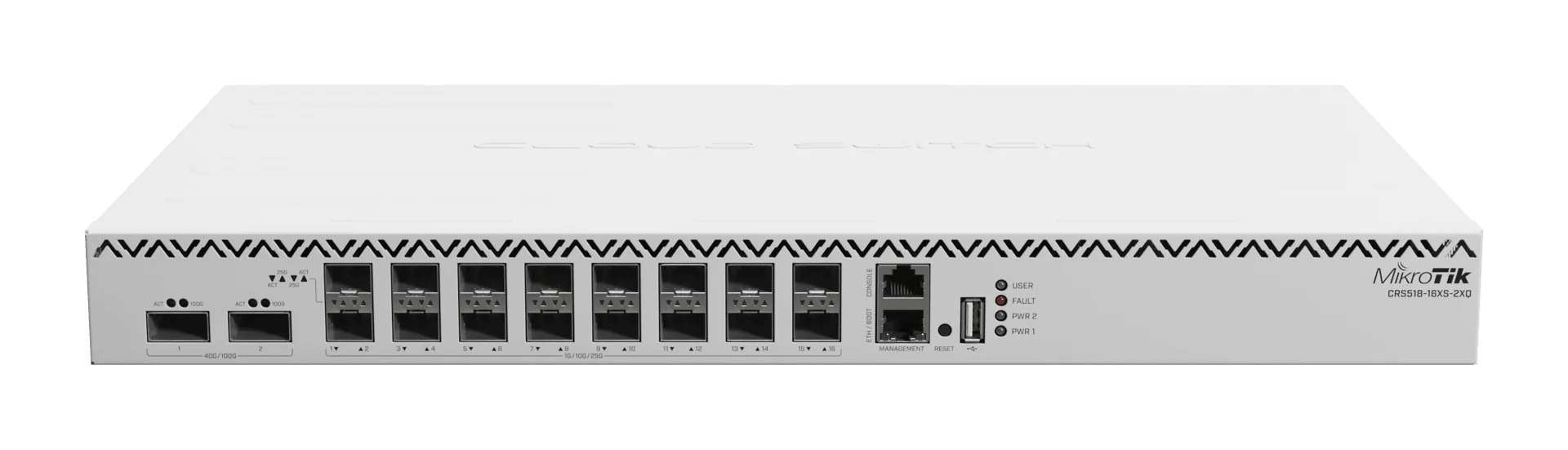 MikroTik CRS518-16XS-2XQ-RM | The 100G Data Center Powerhouse