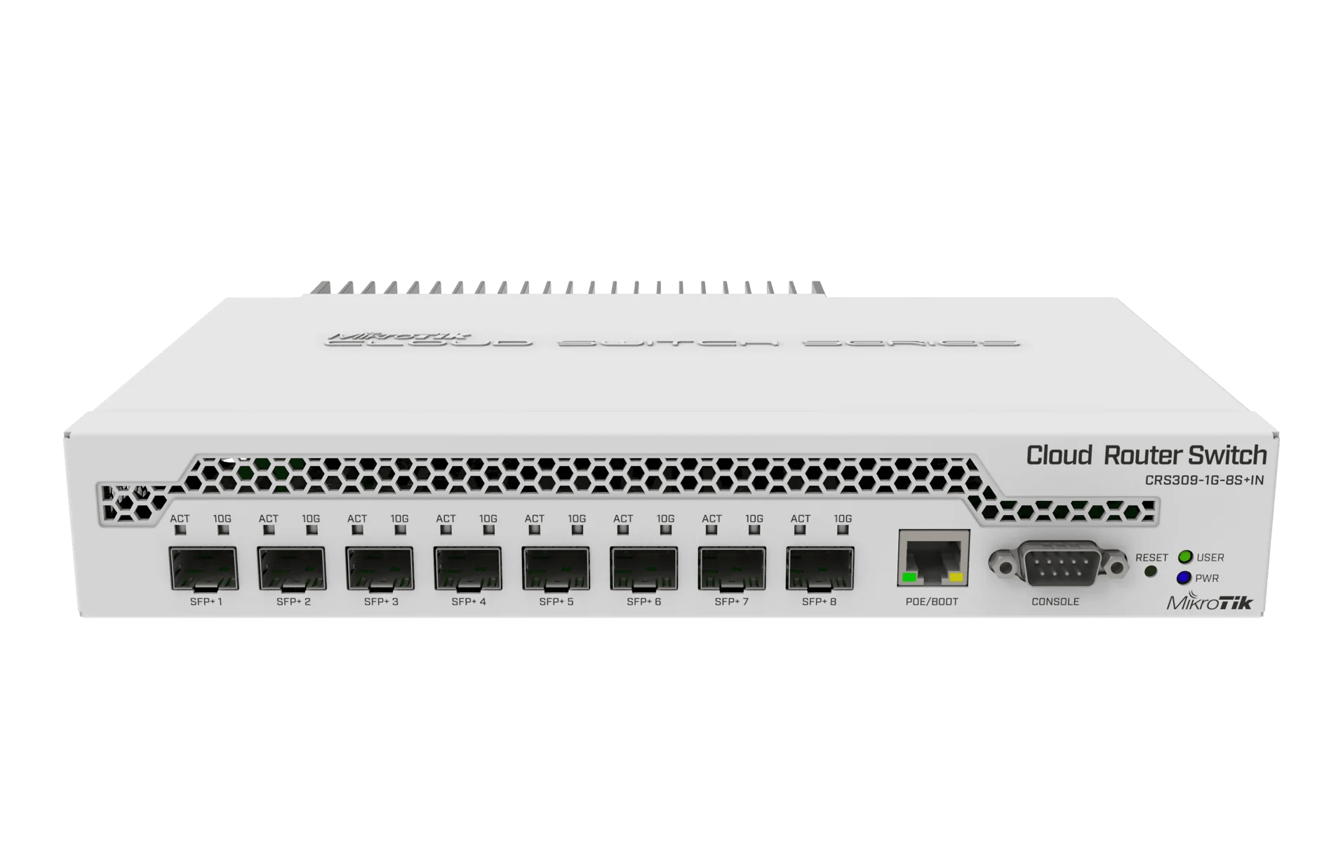 MikroTik CRS309-1G-8S+IN | The Compact 10G Desktop Powerhouse
